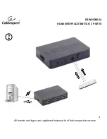 Предварительный просмотр 4 страницы Cablexpert DSW-HDMI-34 User Manual