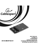 Предварительный просмотр 1 страницы Cablexpert EE18-MS3PCB-01 User Manual