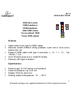 Preview for 2 page of Cablexpert NCT-4 User Manual