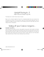 Preview for 12 page of Caboo Plus Organic User Instructions