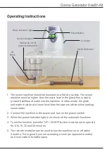 Preview for 5 page of Cabot Health Ozone Generator Kit Instructions Manual