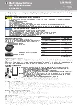 cabstone 43318 User Manual предпросмотр