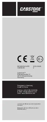 Preview for 92 page of cabstone 63416 User Manual