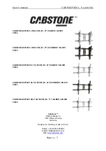 Preview for 8 page of cabstone CAB EASYFLEX L Manual