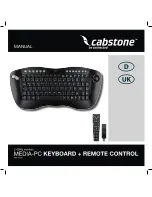 cabstone KBT 70228 Manual preview