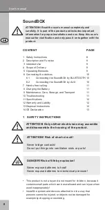 Preview for 8 page of cabstone SoundBox User Manual