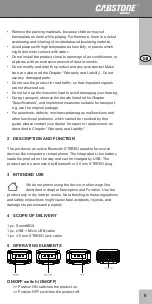 Preview for 9 page of cabstone SoundBox User Manual