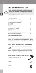 Preview for 20 page of cabstone SOUNDSATELLITE USB Manual