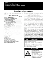 CAC / BDP 018 Installation Instructions Manual preview