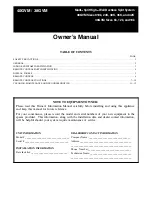 Preview for 1 page of CAC / BDP 40GVM Owner'S Manual