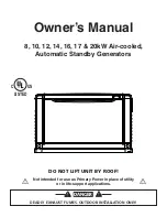 Preview for 3 page of CAC / BDP 8kW Owner'S Manual