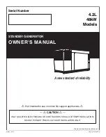 CAC / BDP FOR BYPASS AND FAN POWERED HUMIDIFIERS Owner'S Manual preview