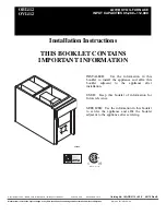 CAC / BDP OBL112 Installation Instructions Manual preview