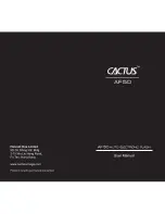 Preview for 1 page of Cactus AF50 User Manual