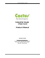 Предварительный просмотр 1 страницы Cactus CFast Product Manual