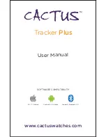 Предварительный просмотр 1 страницы Cactus Tracker Plus User Manual