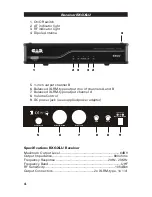 Preview for 4 page of CAD Audio GXLU Manual And Quick Start-Up Manual