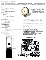 Предварительный просмотр 3 страницы CAD E350 Specification And User Manual