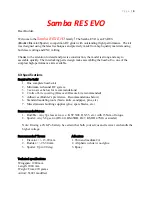 Preview for 4 page of cad2cnc Samba R.E.S. Evo Manual