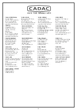 Preview for 6 page of Cadac 5431 User Instructions