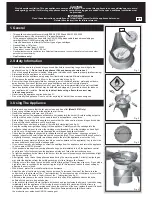 Предварительный просмотр 2 страницы Cadac 5900 User Instructions