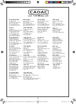 Preview for 54 page of Cadac 98250-31A User Instructions