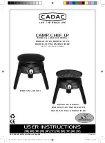 Preview for 1 page of Cadac CAMP CHEF LP 6530L1 User Instructions