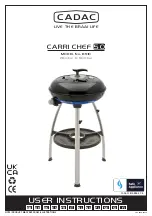 Cadac CARRI CHEF 50 User Instructions предпросмотр