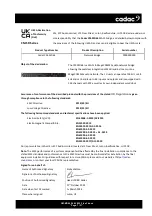 Preview for 7 page of Cadac CM-MD64 Hardware Overview