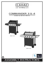 Cadac COMMANDER 3 Assembly Instructions Manual preview