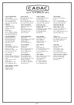 Preview for 70 page of Cadac E BRAAI 5840 User Instructions