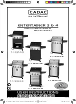 Cadac ENTERTAINER 4 User Instructions preview