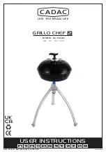 Cadac GRILLO CHEF 2 User Instructions предпросмотр