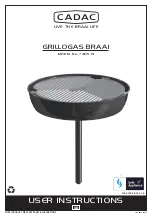 Предварительный просмотр 1 страницы Cadac GRILLOGAS BRAAI User Instructions