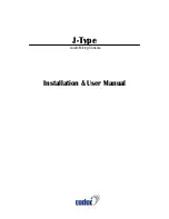 Preview for 1 page of Cadac J-Type Installation & User Manual