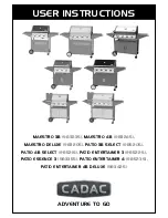 Preview for 1 page of Cadac Maestro 3B User Instructions