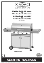 Preview for 1 page of Cadac Meridian 4 User Instructions