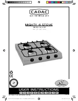 Preview for 1 page of Cadac Mighty 4 User Instructions