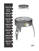 Preview for 1 page of Cadac Safari Chef 6544NF Instruction Manual