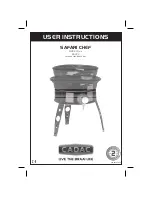 Cadac SAFARI CHEF 6547F User Instructions preview