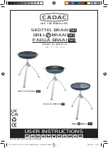 Предварительный просмотр 1 страницы Cadac SKOTTEL BRAAI 50 User Instructions