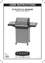 Preview for 1 page of Cadac STRATOS 2 User Instructions