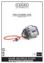 Preview for 1 page of Cadac Trio Power Pak 370 User Instructions