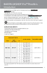 Preview for 9 page of Cadco BAKERLUX SHOP.Pro XAKPT-08FS-C Installation, Use And Maintenance Manual