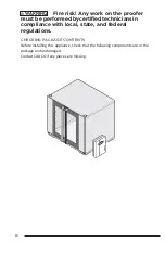 Preview for 14 page of Cadco BAKERLUX SHOP.Pro XAKPT-08FS-C Installation, Use And Maintenance Manual