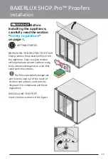 Preview for 15 page of Cadco BAKERLUX SHOP.Pro XAKPT-08HS-C Installation, Use And Maintenance Manual