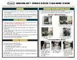 Предварительный просмотр 2 страницы Cadco BAKERLUX Quick Manual