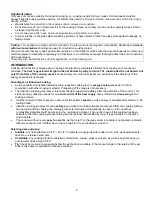 Preview for 2 page of Cadco BIR-1C Use And Care Manual