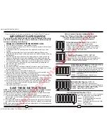 Предварительный просмотр 2 страницы Cadco CTW-4M Use & Care Manual