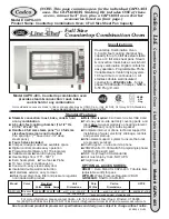 Preview for 2 page of Cadco Line Chef CAPO-6403S Product Specification Sheet